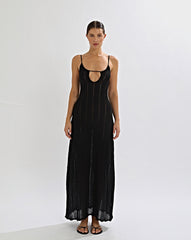 Ariel Knit Maxi Dress Black