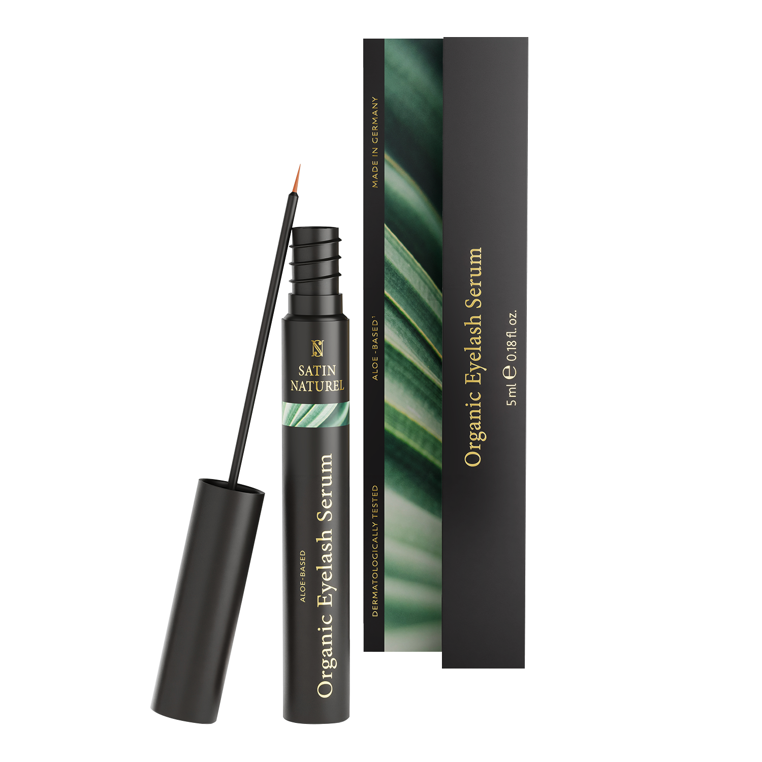 Bio Wimpernserum Aloe Vera & Rotklee – Für Wimpernwachstum & gepflegte Wimpern
