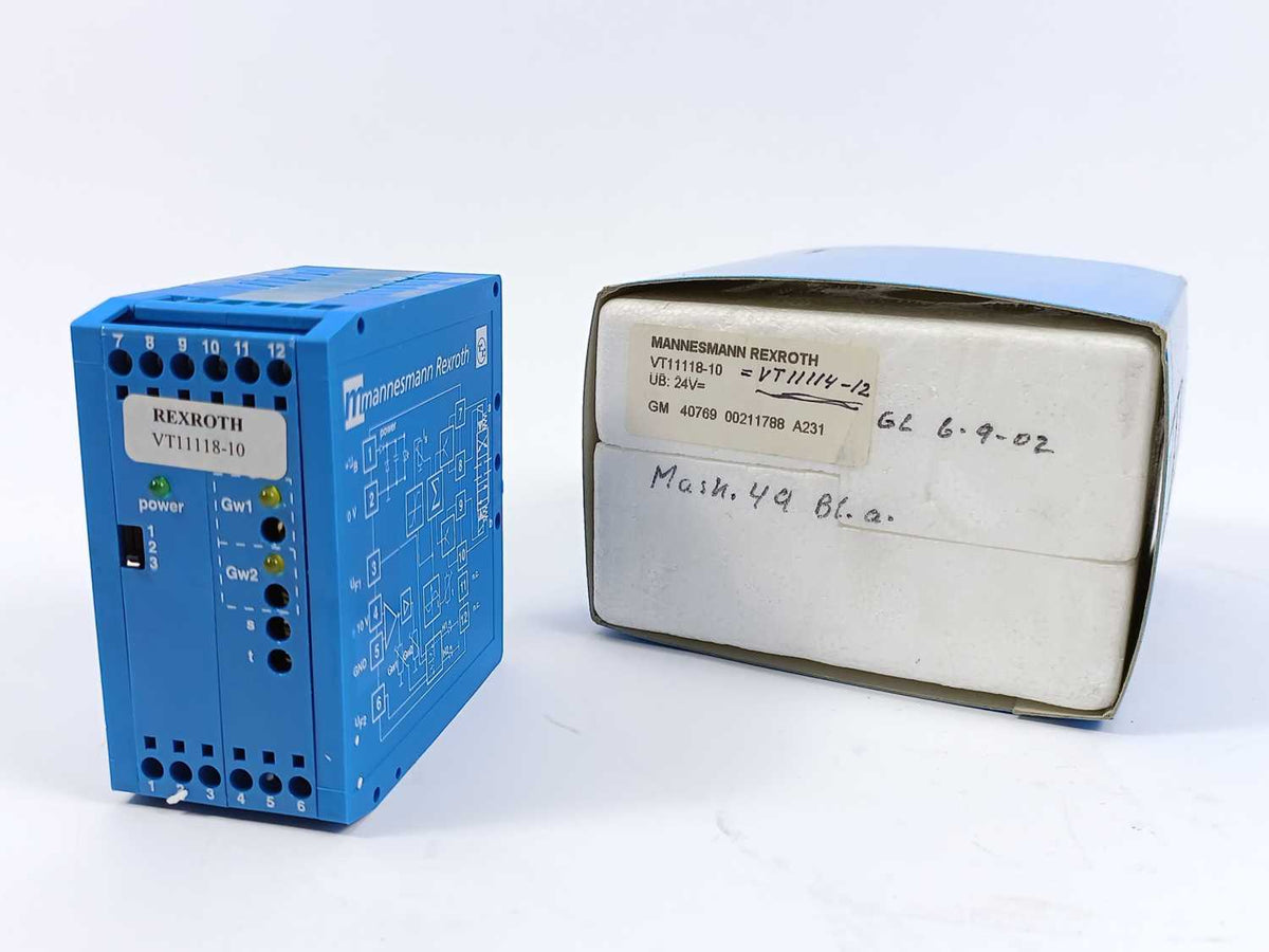 Mannesmann Rexroth VT11118-10 Analog Amplifier Module