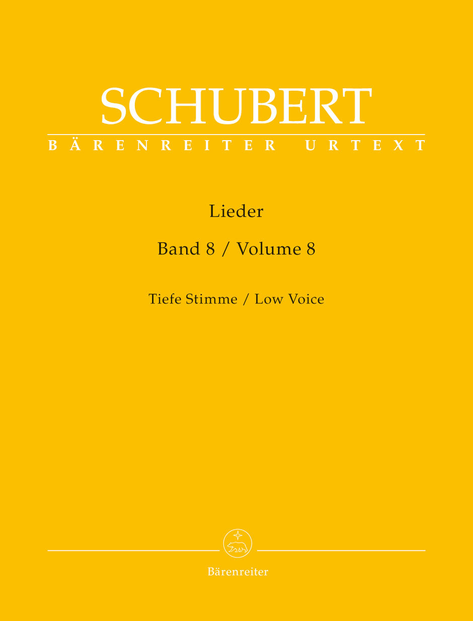 Lieder (Low Voice), Vol. 8