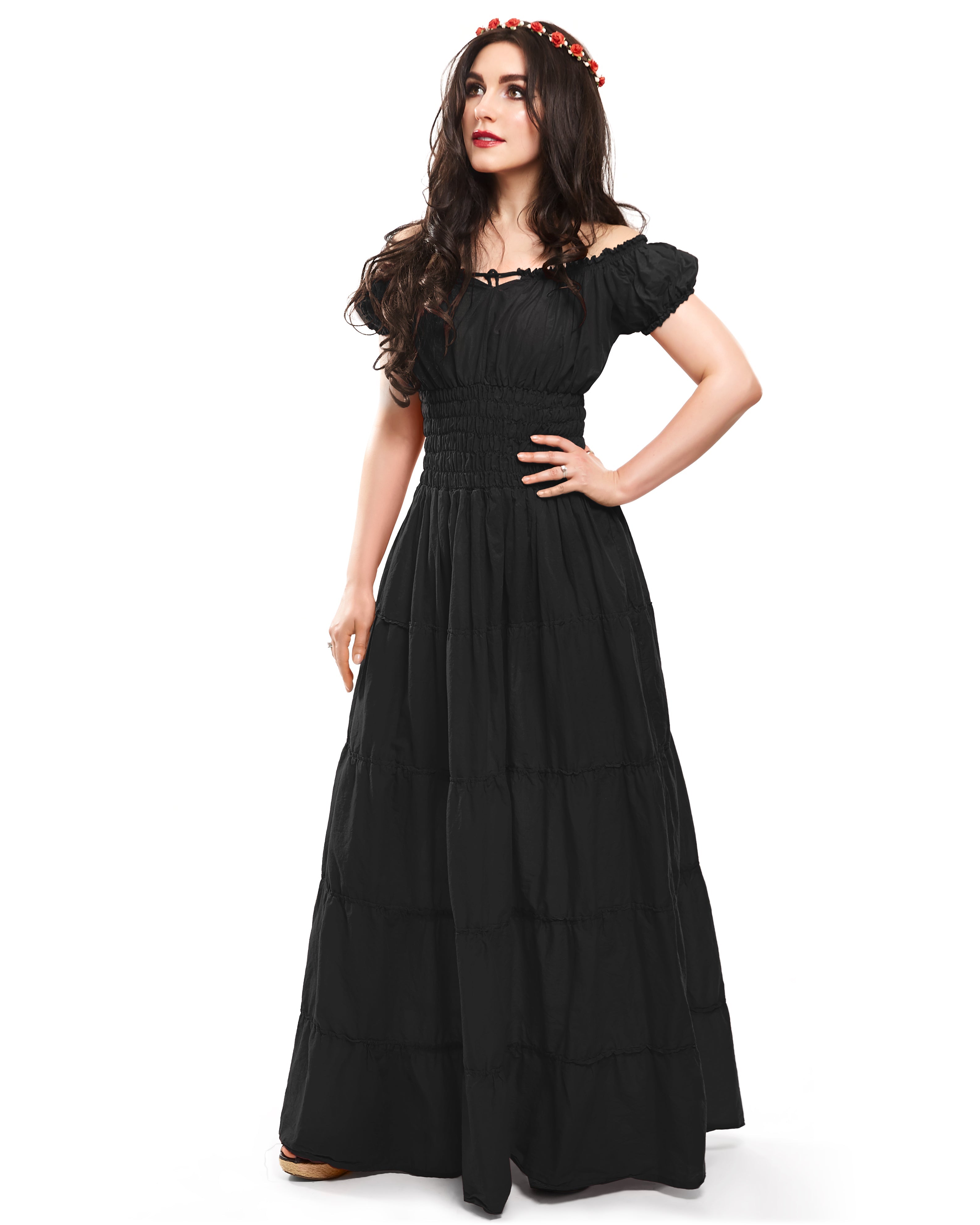 Full length 100% Cotton Summer Dress Renaissance Faire Chemise