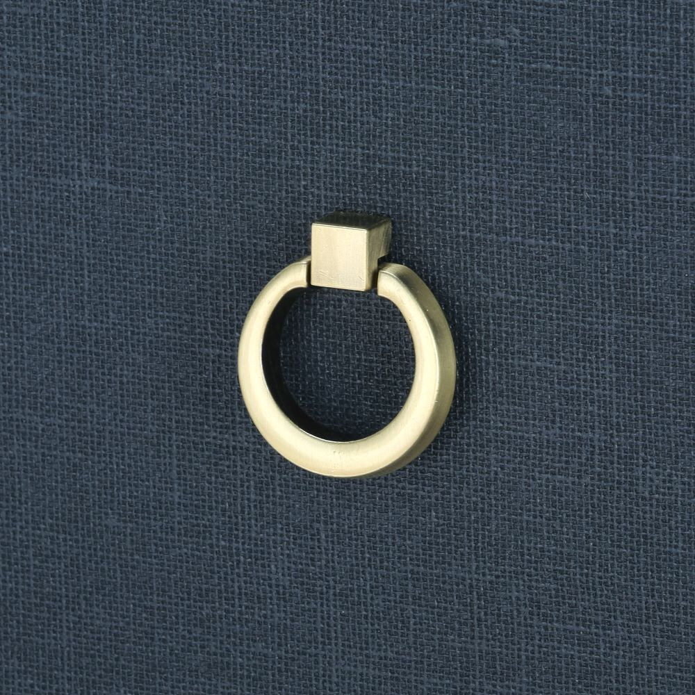 Blaine Large Navy Dresser Brass Drawer Pull