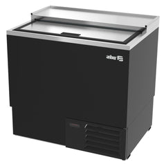 BOTELLERO ASBER AGF-36 HC/S-HC | Botellero Glass Froster | Eléctrico | 1 Puerta | Horizontal | Vinil y Acero Inoxidable | Controles Eléctricos | Bar Barra Vinatería | Restaurante Hotel Cafetería Bistró Fonda Pub Cantina Bebidas Frescas Botellas