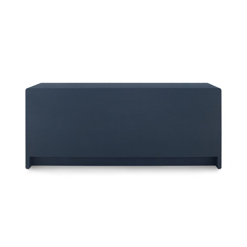 Blaine Large Navy Dresser Finished Back
