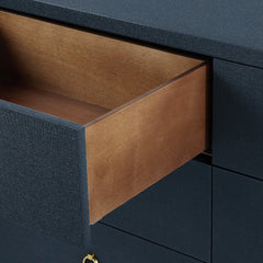 Blaine Large Navy Dresser Drawer Stained Interior