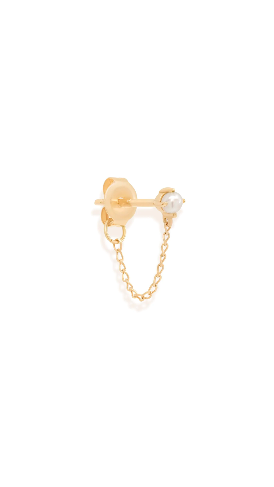 BY CHARLOTTE | Peace Lover Single Chain Earring