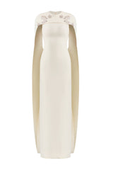Nyxelle Cape Sleeve Maxi Dress