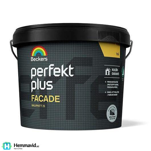 Beckers Perfekt Plus Facade, Baser på Hemmavid.se – kvalitetsprodukt för hem och renovering