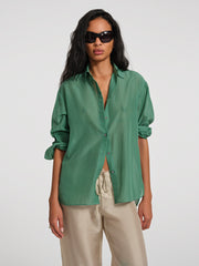 Brein Shirt in Silk Cotton
