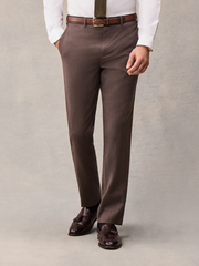 Brown Suit Pants - Slim