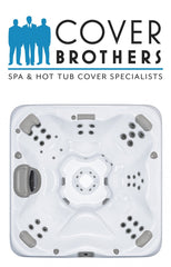 Bullfrog X8 spa cover replacement by The Cover Brothers – premium custom hot tub lid with quality build and materials