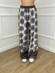 Pantalone Etnico Satin 6382 Avio