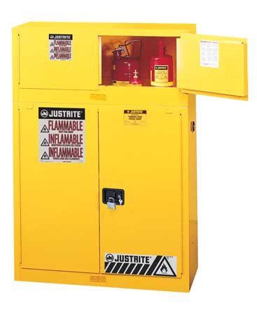 Justrite Flam Cab Stckbl Sc 17Gal W Ex - 891725