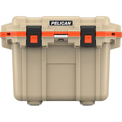 Pelican Cooler 30QT Elite, Tan w/ Orange Trim - 30Q-2-TANORG