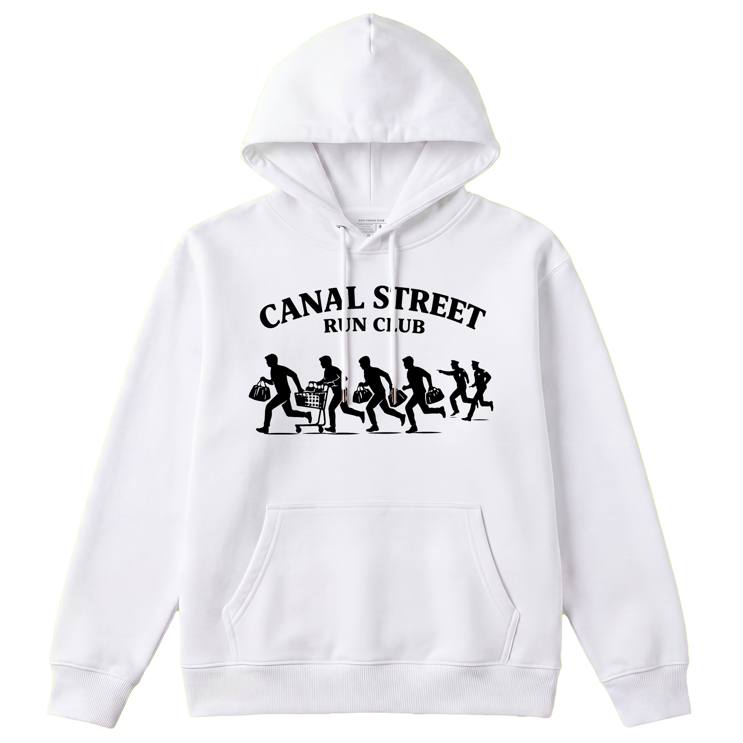 Canal Street Run Club Hoodie - White