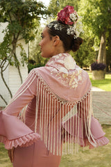 Mantoncillo Bulería Rosa empolvado