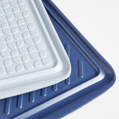 Crate & Barrel Prep and Serve Stacking Grill Prep Trays, Set of 2