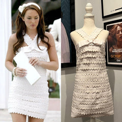 Blair Waldorf’s Marc by Marc Jacobs “Joelle” White Mini Dress, Gossip Girl S2 E1 (size 6)