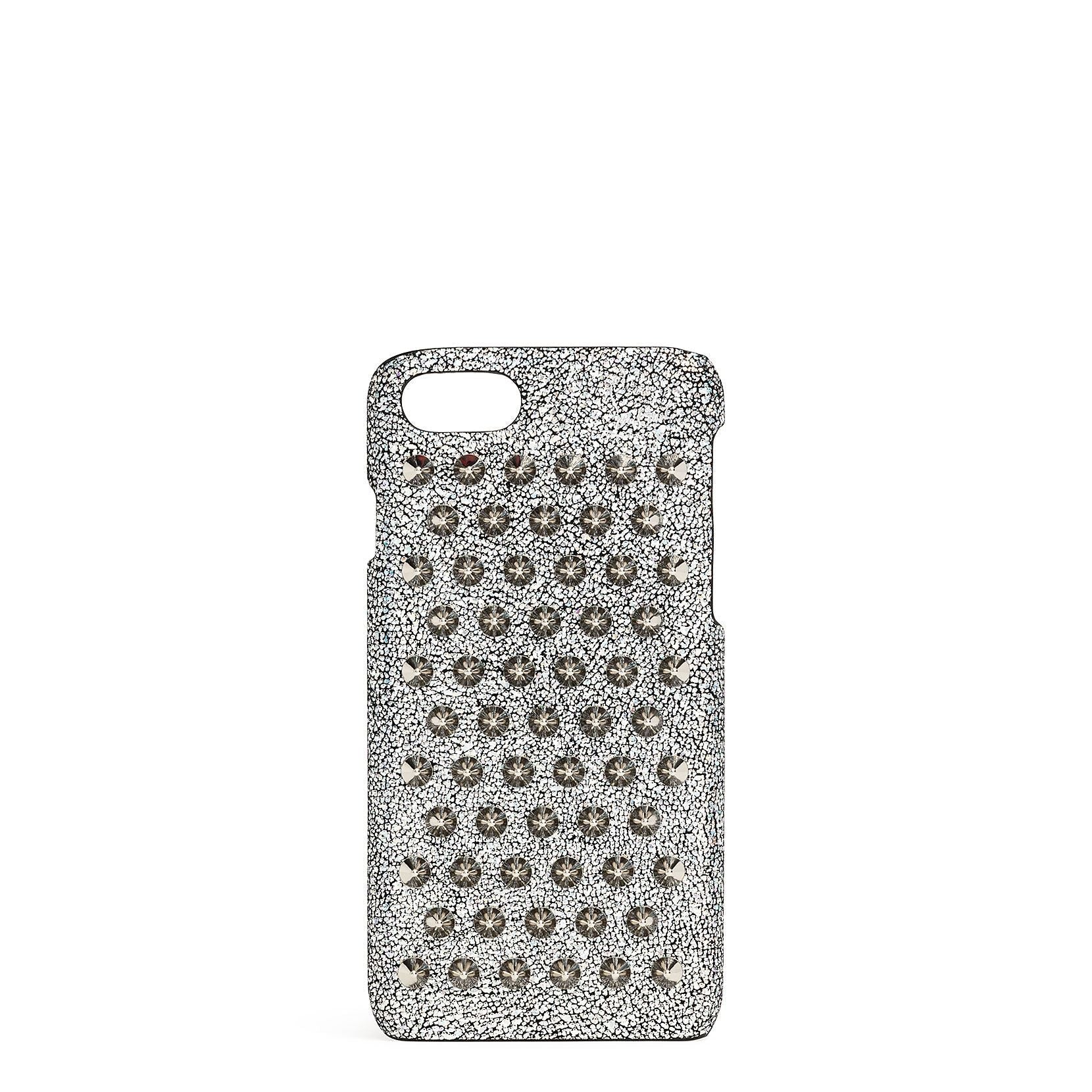 Loubiphone 7 and 8 silver spikes iPhone case