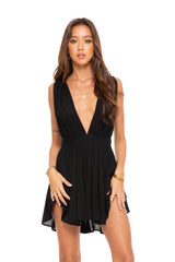 CLEOPATRA MINI DRESS - BLACK