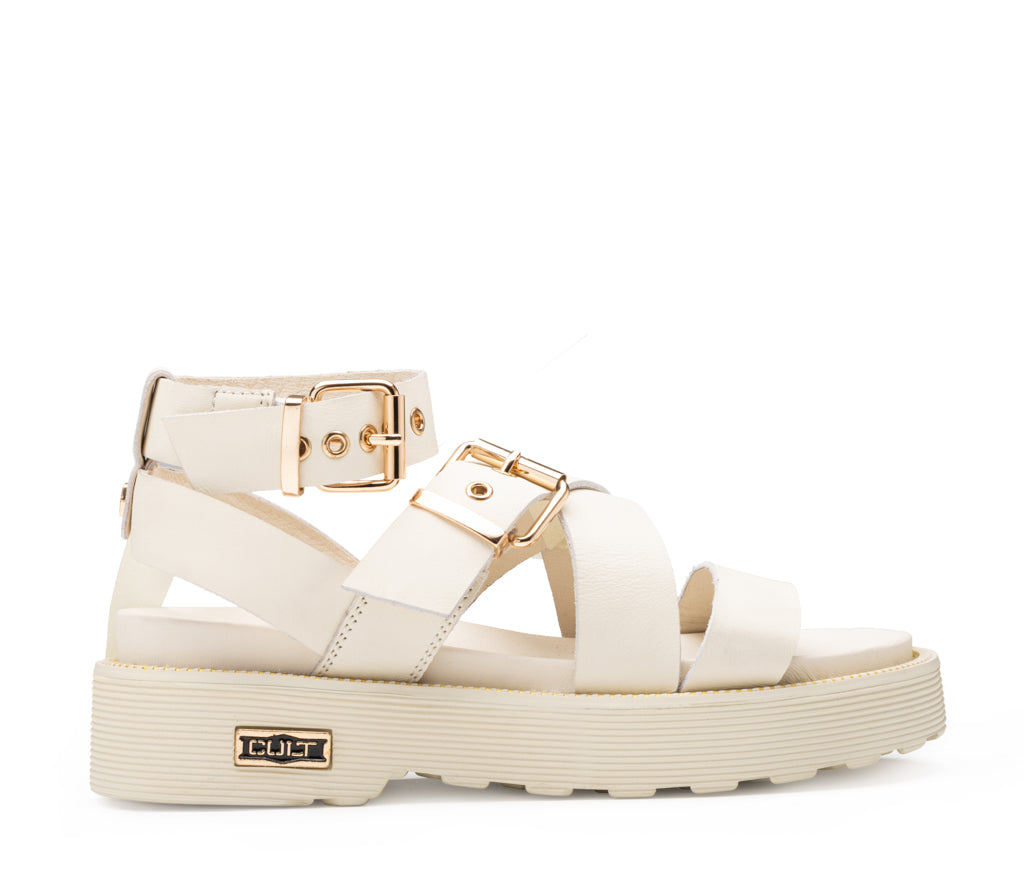 ZIGGY 3442 SANDAL W LEATHER OFF WHI