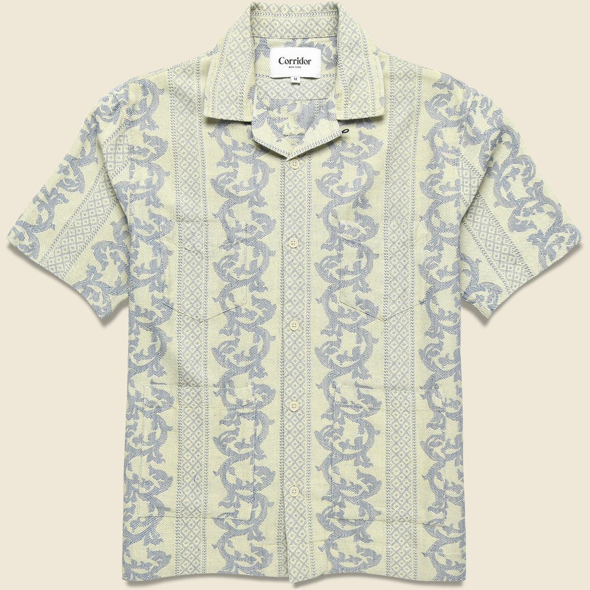 Jakarta Summer Shirt - Natural - Corridor - STAG Provisions - Tops - S/S Woven - Other Pattern