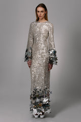 Growing Star Long Sleeve Gown