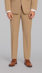 Camel|Kennedy Blue Trim Fit Suit Pants