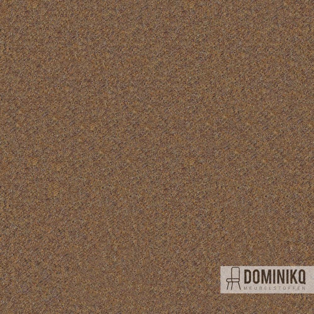 Bruine Camira Fabrics Synergy LDS37 Linea meubelstof, zijdezachte wollen textuur met gevilte afwerking, geschikt voor meubels.
