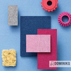 Stalen van Camira Fabrics Synergy meubelstof in diverse kleuren, ideaal voor duurzaam interieurdesign.