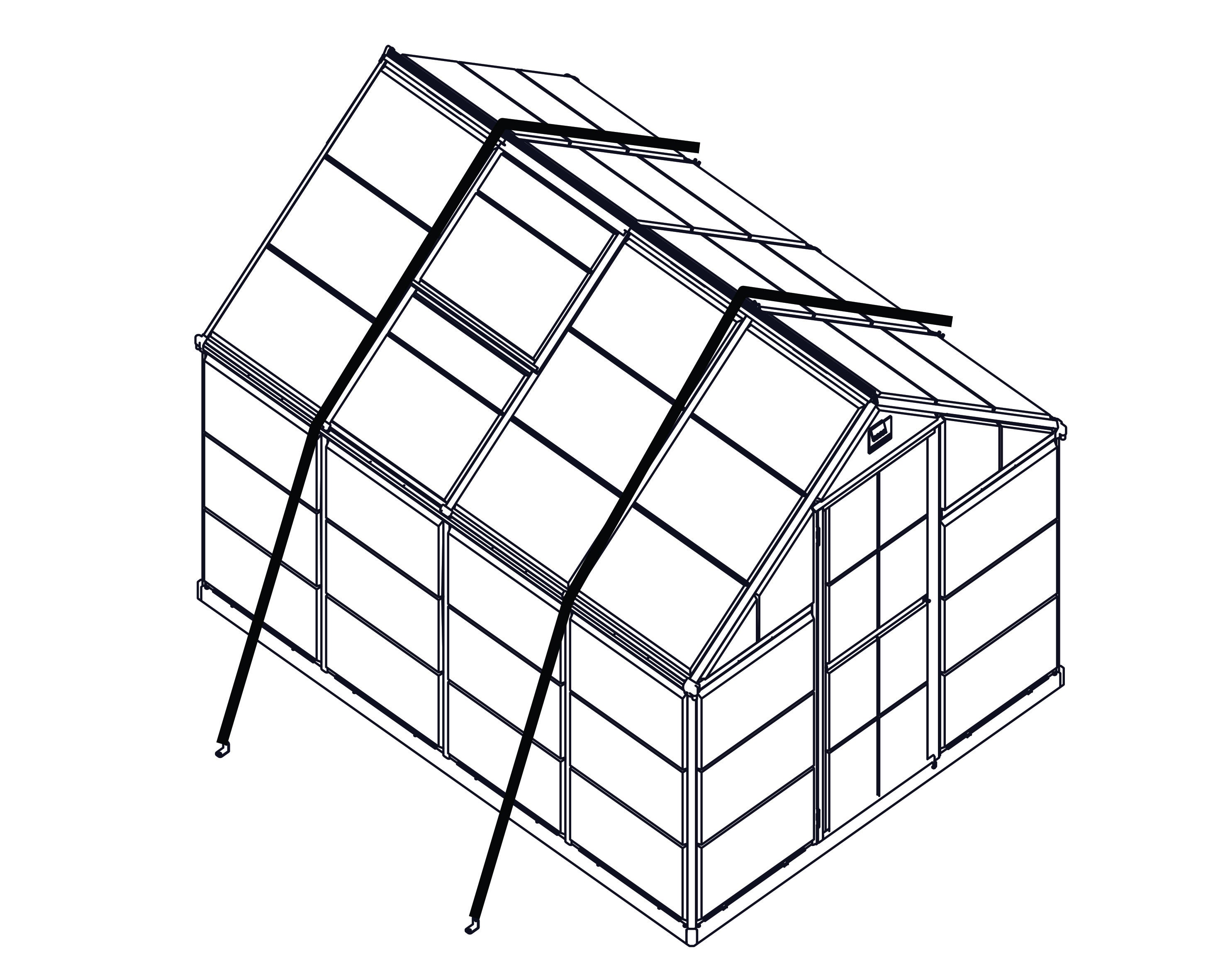 Canopia Anchor Kit for Most Canopia Greenhouses and Skylight/Rubicon Sheds Anchoring_Drawing