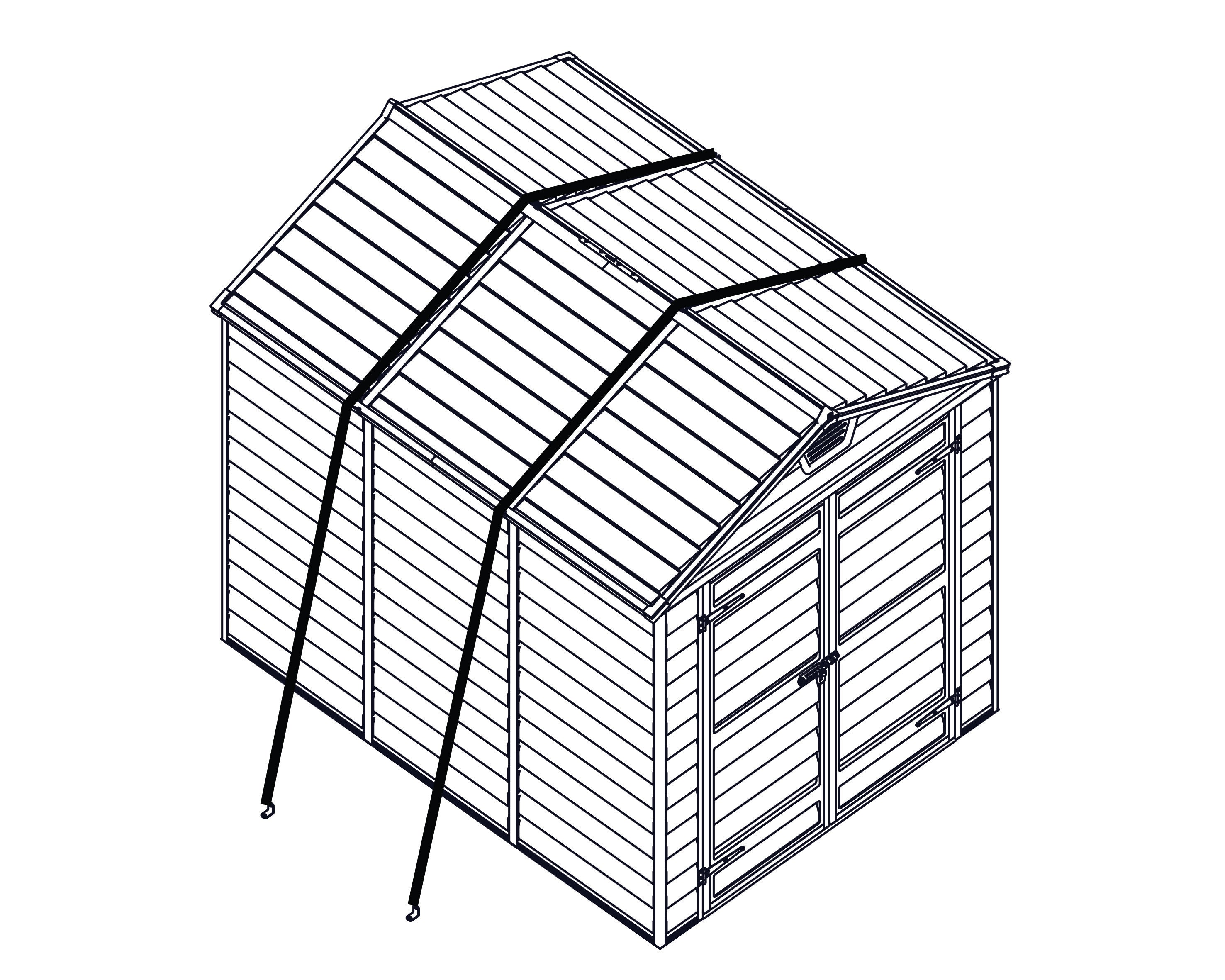 Canopia Anchor Kit for Most Canopia Greenhouses and Skylight/Rubicon Sheds_Drawing