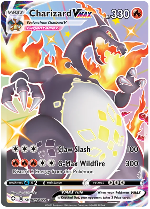 Charizard VMAX SV107/SV122