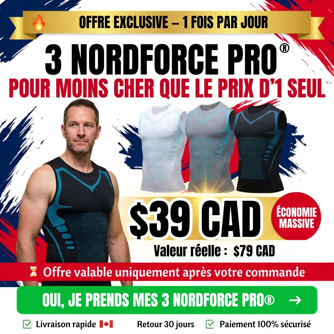 [Exclusif] x3 NordForce Pro Pour 39$