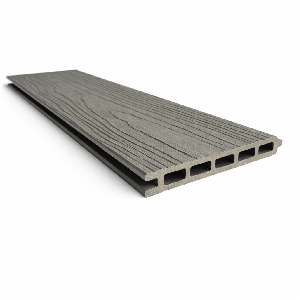 Composiet Schuttingplank Houtnerf Grijs Eiken