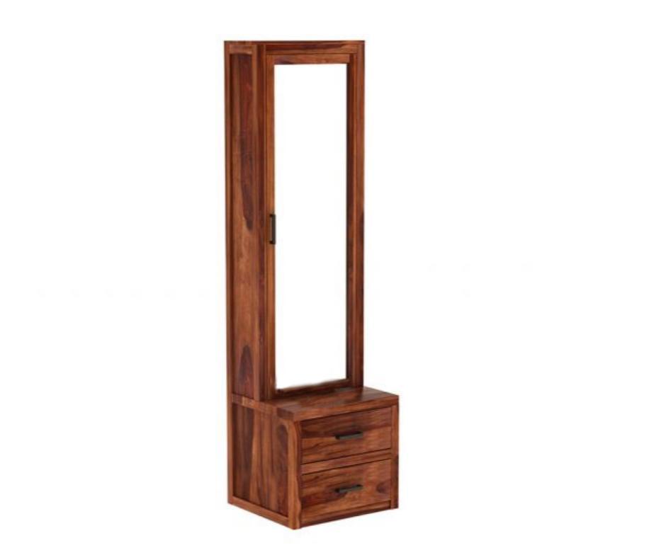 wooden dressing table with mirror