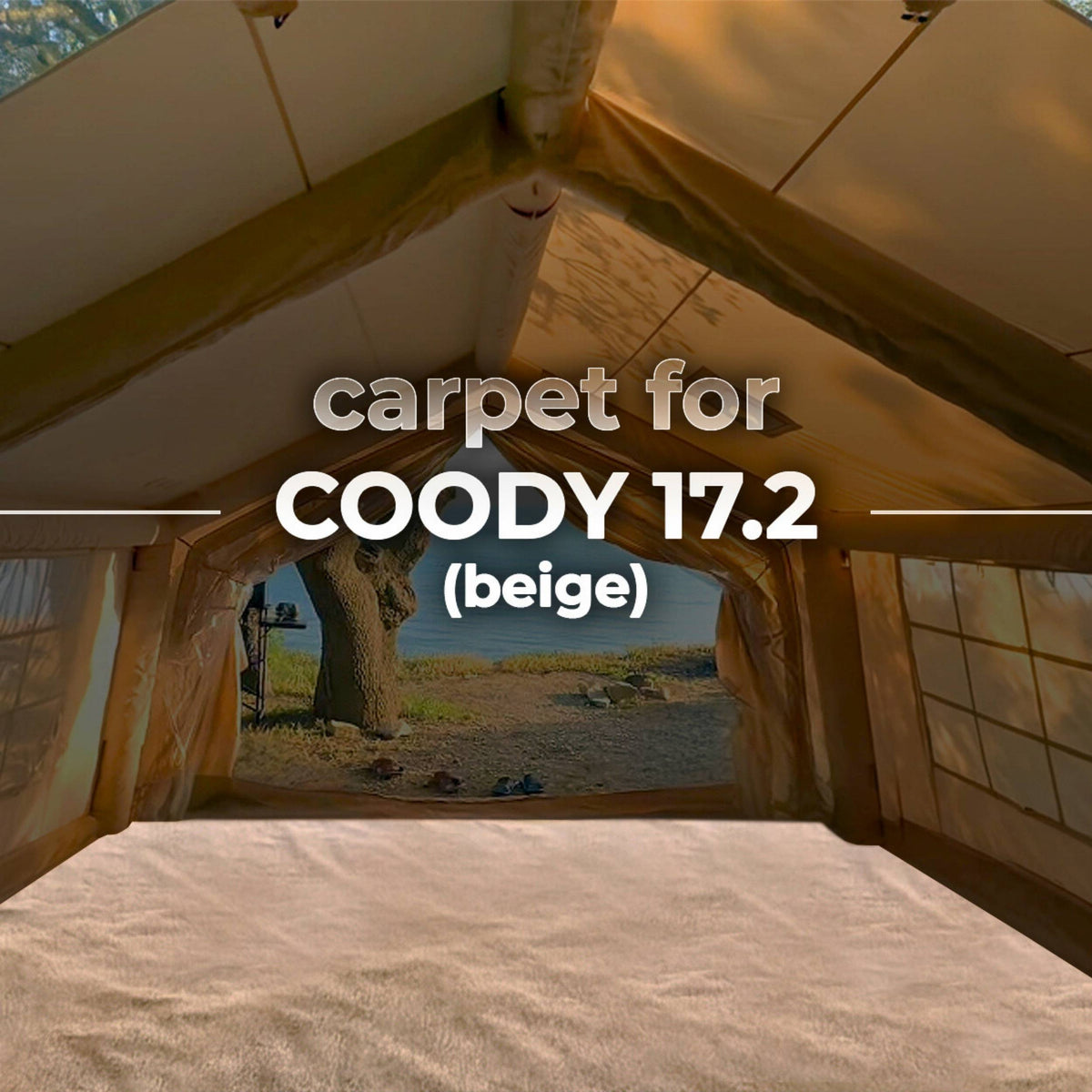 Carpet for Coody 17.2 Familia AirTent - Beige