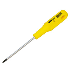 DESTORNILLADOR CON MANGO AMARILLO, PUNTA TORX BARRA REDONDA T10 X 4" SKU D43100
