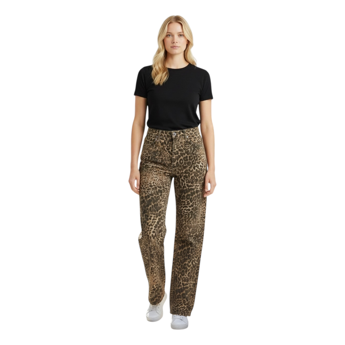 DAB5150 - VICOLO JEANS MELODY DENIM MACULATO MORO