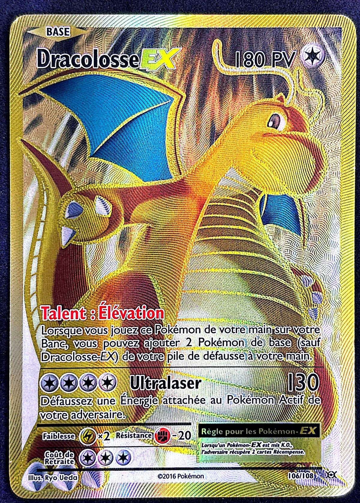 Dracolosse EX 106/108 Evolutions | EXC+