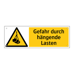 Gefahr durch hängende Lasten