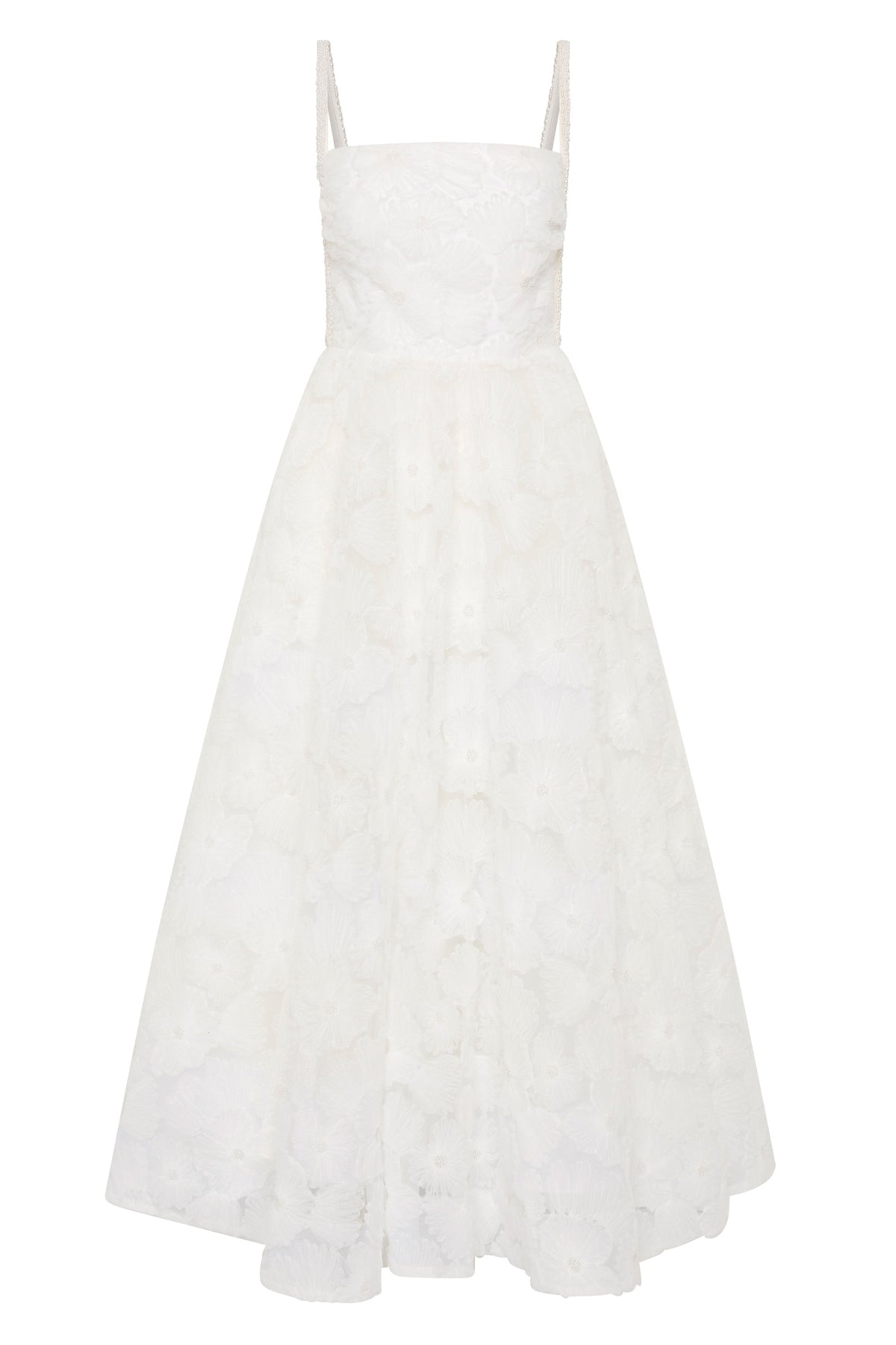 Rebecca Vallance Deliah Midi Dress - Ivory