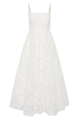Rebecca Vallance Deliah Midi Dress - Ivory