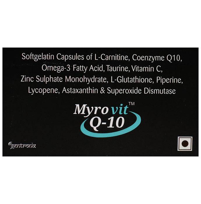 Myro vit Q 10 Soft Gelatin Capsule - Classic Derma