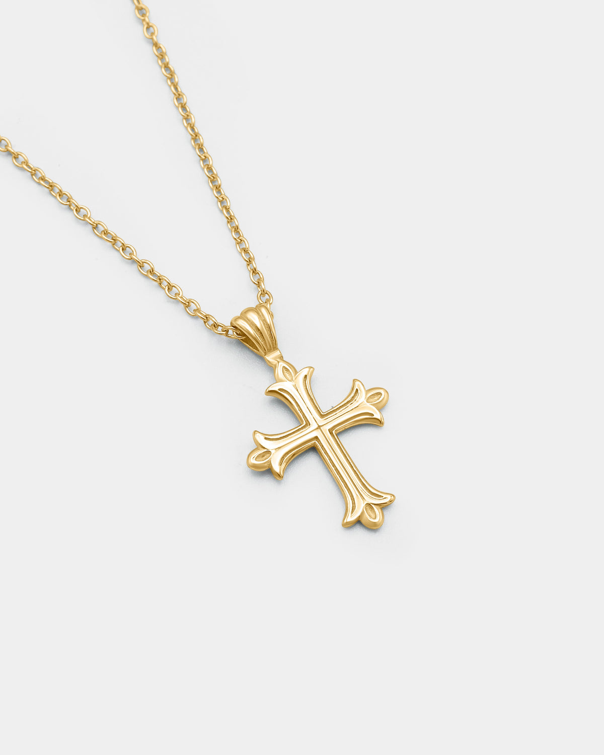 Antica Kreuz Halskette - Gold