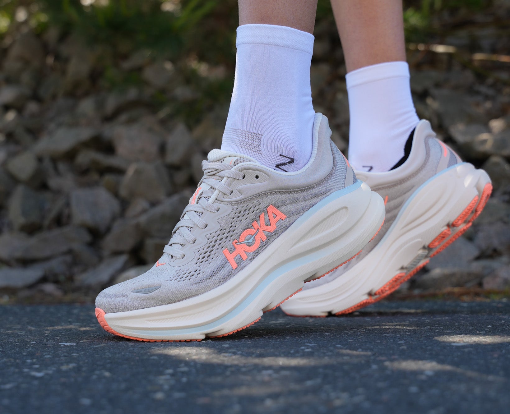 Hoka W BONDI 9 X-WIDE River Rock Grey / Mineral Ore
