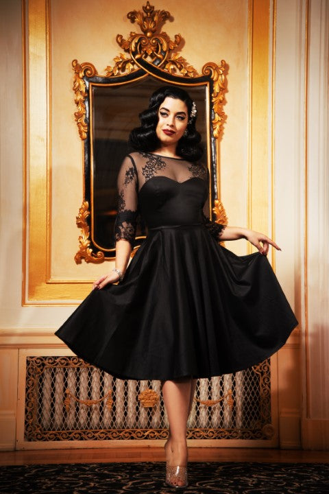 The Julia Swing Dress in Black