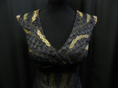 Black version! Inspired by Daenerys Targaryen Astapor dress Game of Thrones Custom Made 100% silk soie Dragon scale cosplay robe season 3-4