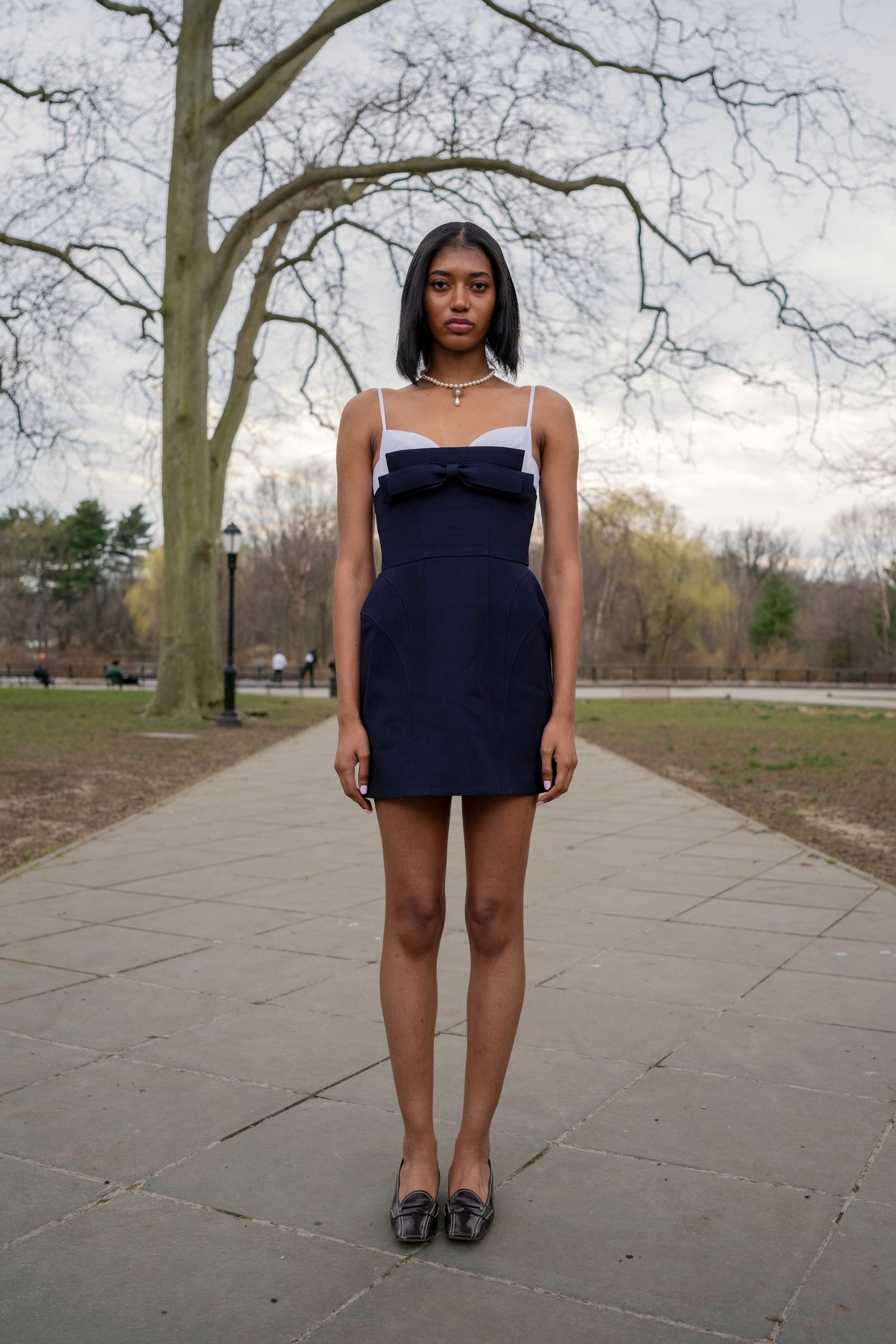 Double Bow Sling Dress