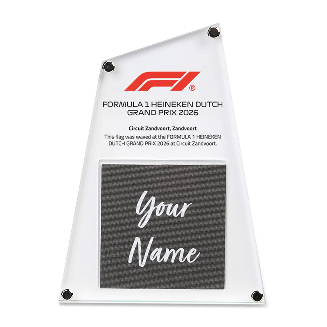 Dutch GP 2026 - Personalised F1® Flag